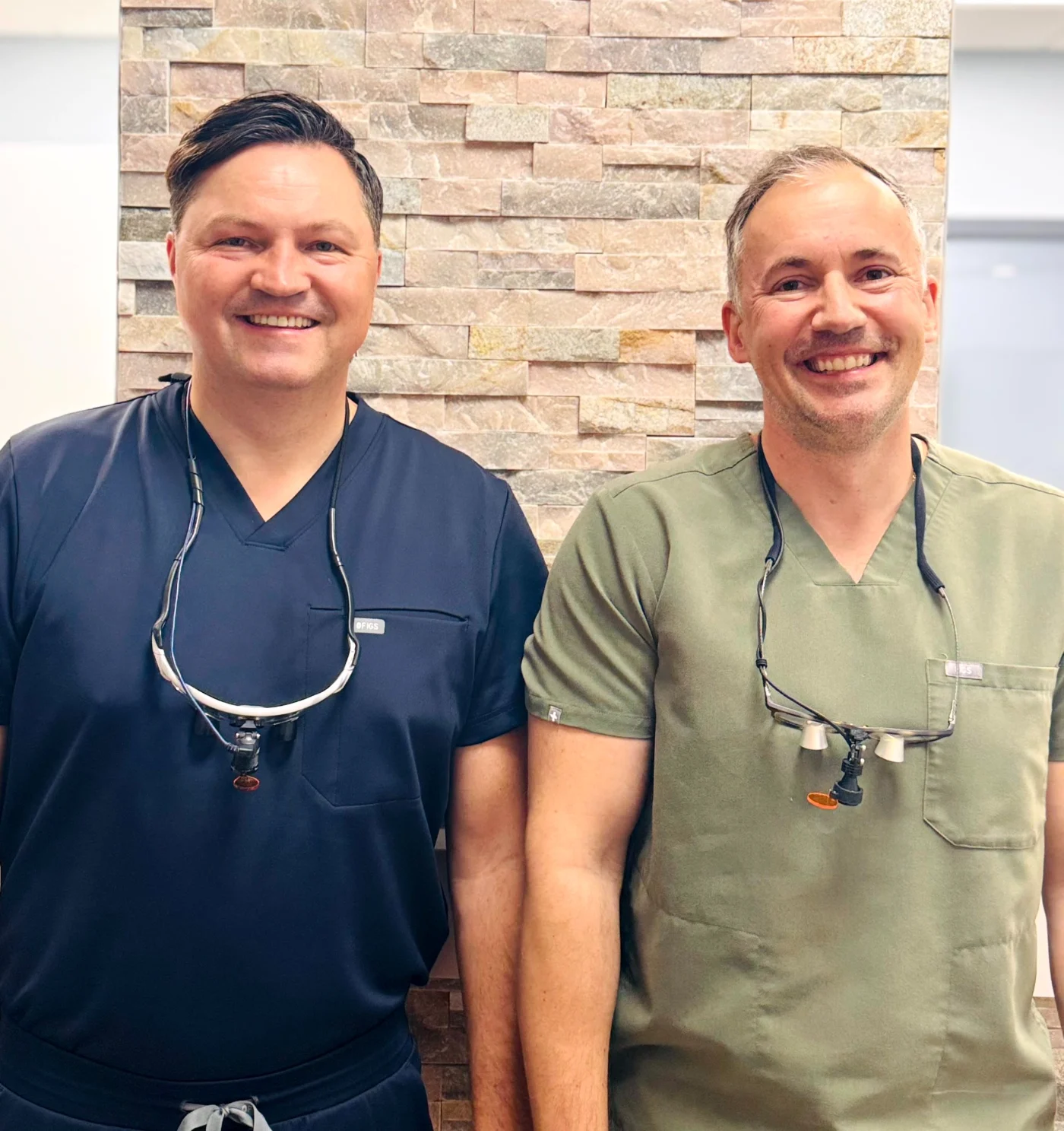 Dr. Pavel Tsur-Tsar and Dr. Alex Podebryi - LVI-certified dentists at Monroe Family & Cosmetic Dentistry, Monroe GA
